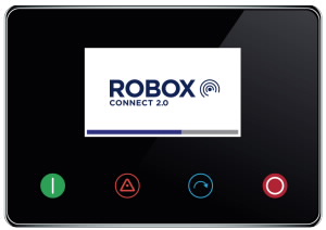 Panel of the Robox Connect 2 of Robuschi